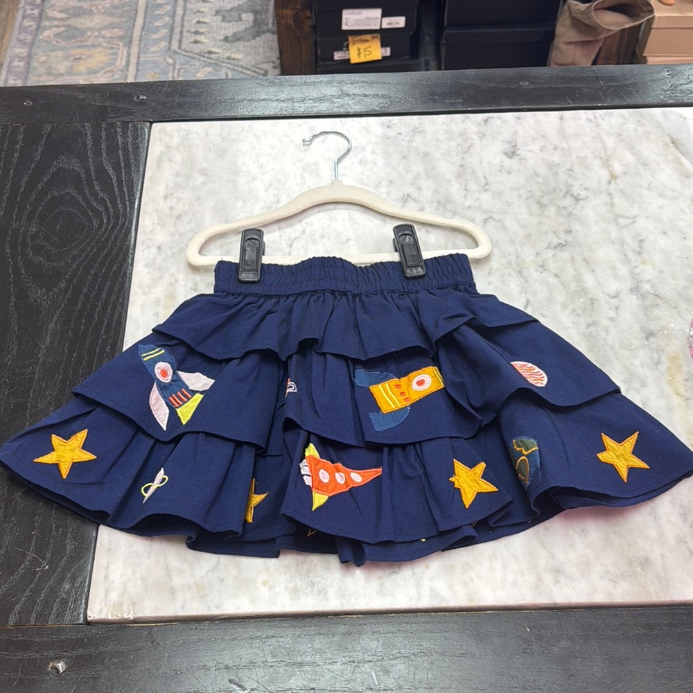 Space Navy Blue Skirt